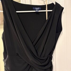 Chaps women’s dress, XL, black, sleeveless, lined